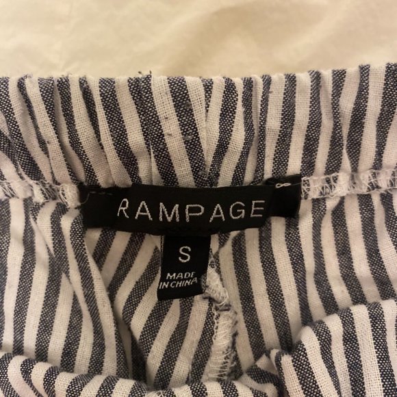 Rampage black and white stripe shorts - Picture 2 of 2